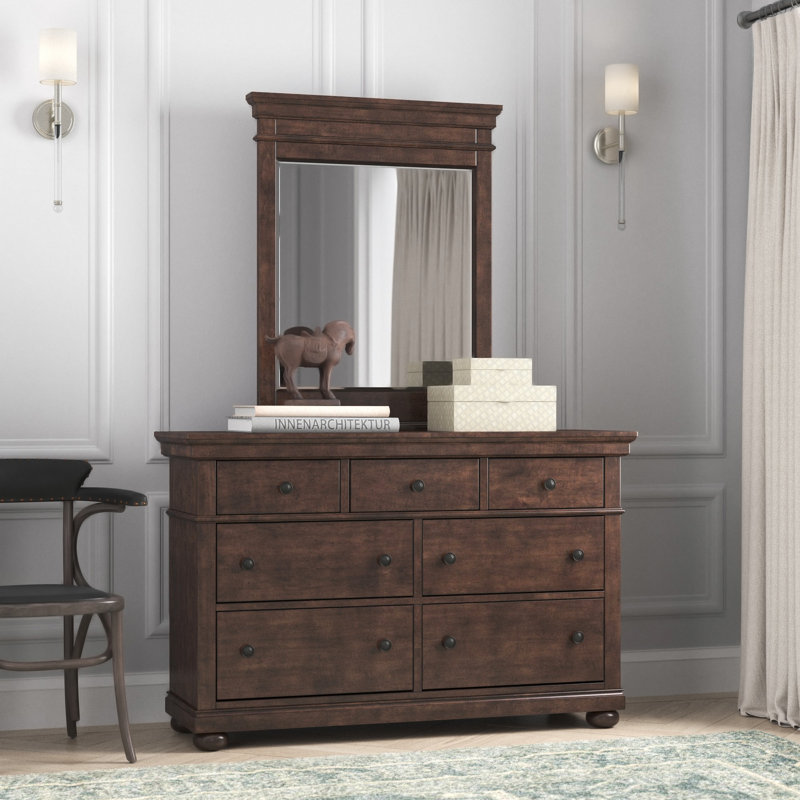 Greyleigh™ Baby & Kids Zara 7 Drawer Dresser with Mirror & Reviews